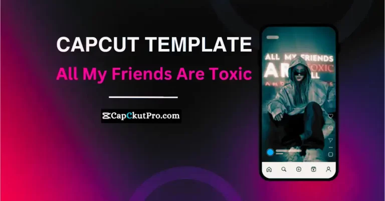All My Friends Are Toxic CapCut Template