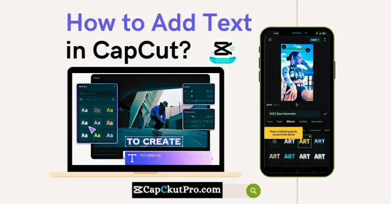 How to Add Text in CapCut